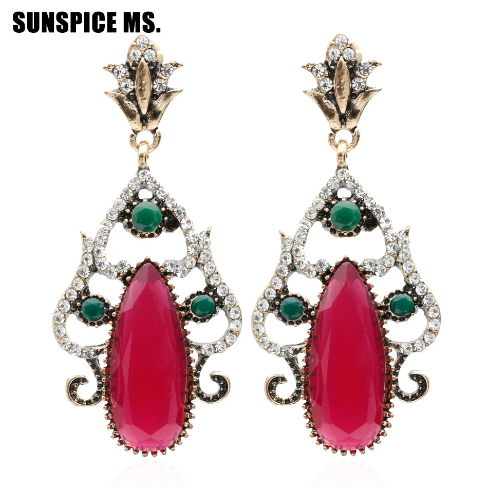Женские серьги в виде капель воды цветов из смолы золотого или цвета|wedding earrings for