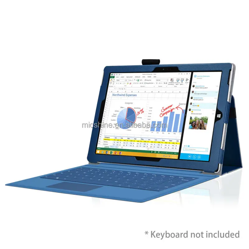 Чехол gligle для Surface Pro 3 кожаный чехол подставка Microsoft pro tablet 12 &quot+ стилус + экранная