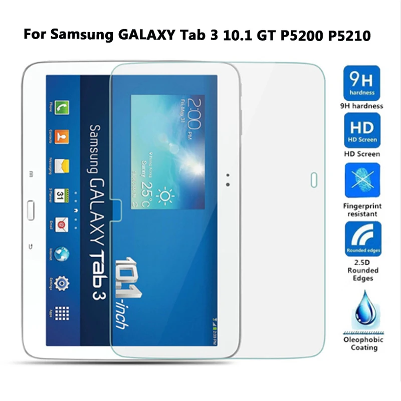 Закаленное стекло 9H для Samsung Galaxy Tab 3 10 1 Защитная пленка экрана планшета защитная