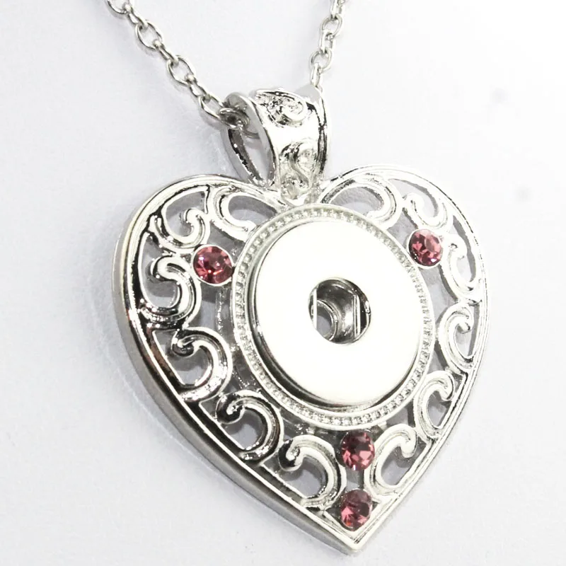 3 цвета 2016 новейшие кулоны в форме сердца с кристаллами металлические кнопки