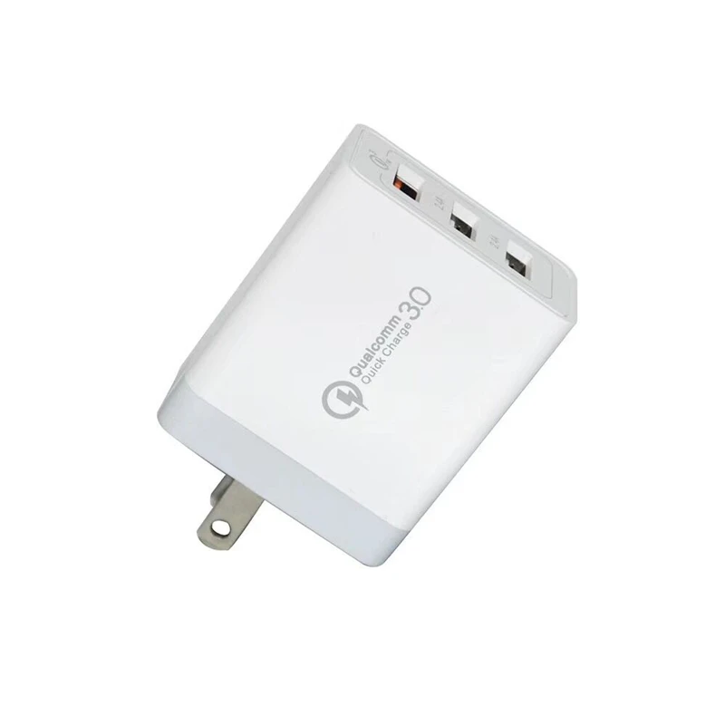 Универсальное быстрое зарядное устройство с 3 портами QC 0 30 Вт USB для iphone 7 8 ipad Samsung