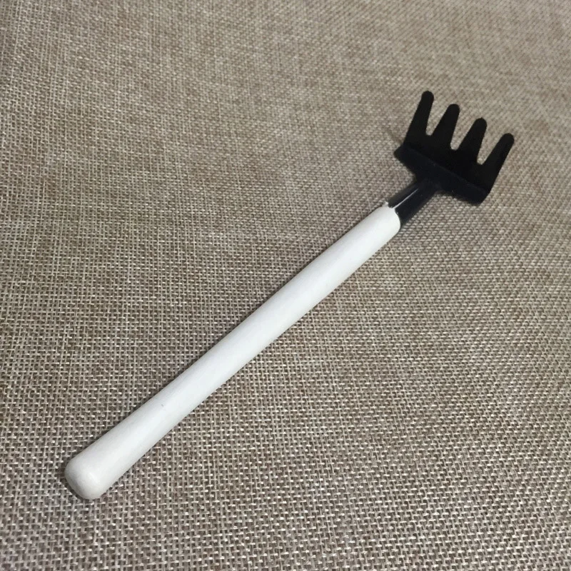 3 PCS Mini Metal Garden Handle Shovel Rake Set Weeding Tool Bonsai Flowers Pot Tool Set Metal Head Shovel Gardening Tools