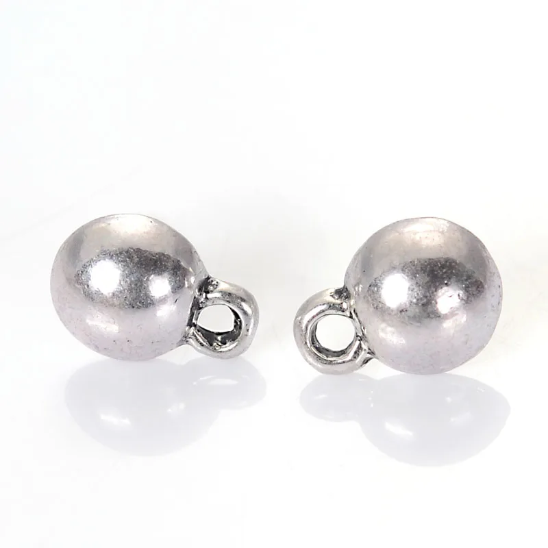 

Miasol 25 Pairs Antique Silver Gunmetal Round Stud Earring Post For Diy Dangle Earring Jewelry Making Finding