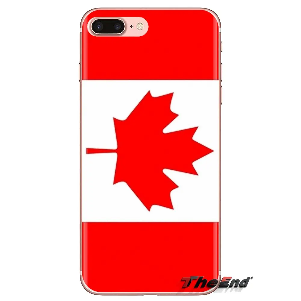 Canadian flag emblem Maple leaf Soft Transparent Cover Bag For iPod Touch Apple iPhone 4 4S 5 5S SE 5C 6 6S 7 8 X XR XS Plus MAX |