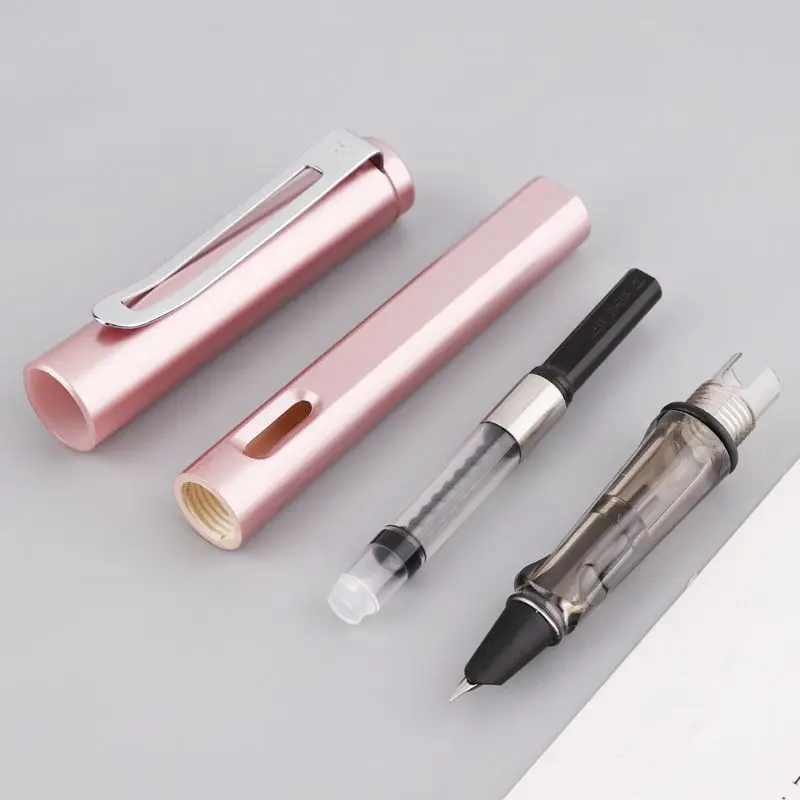Jinhao 599-A роскошная мужская перьевая ручка для бизнес-студентов 0,38 мм очень тонкий перьевой наконечник для каллиграфии, школьные офисные принадлежности, инструмент для письма