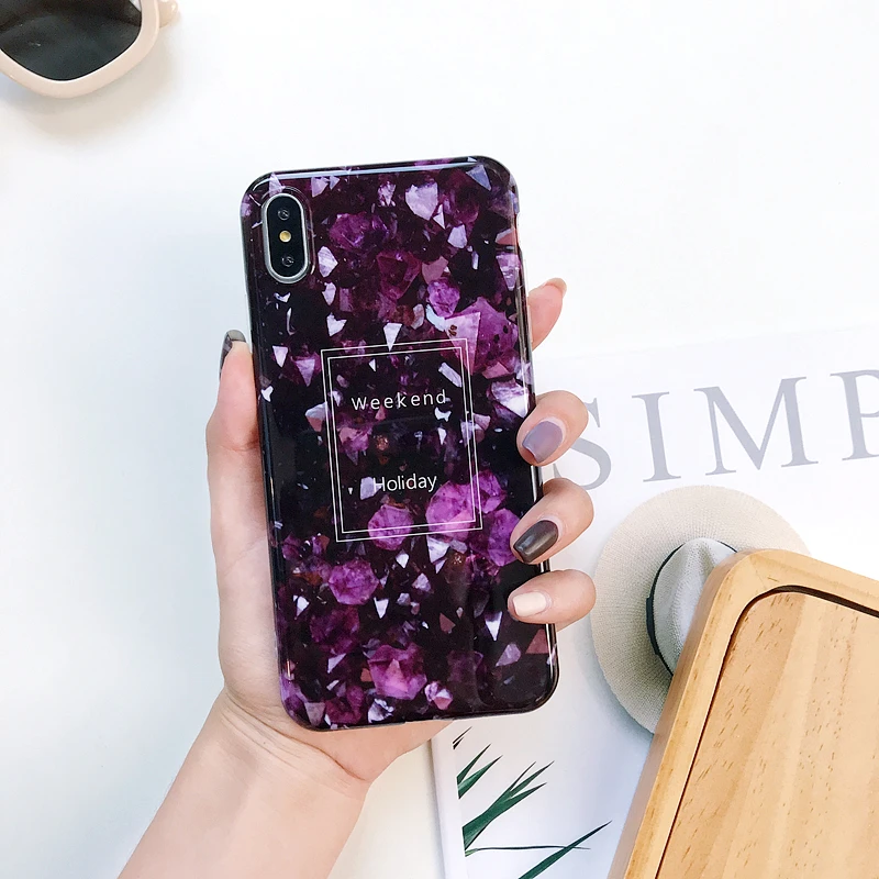Чехол для iPhone X Xr Xs максимальный чехол шикарная блестящая мраморная кожа лепесток
