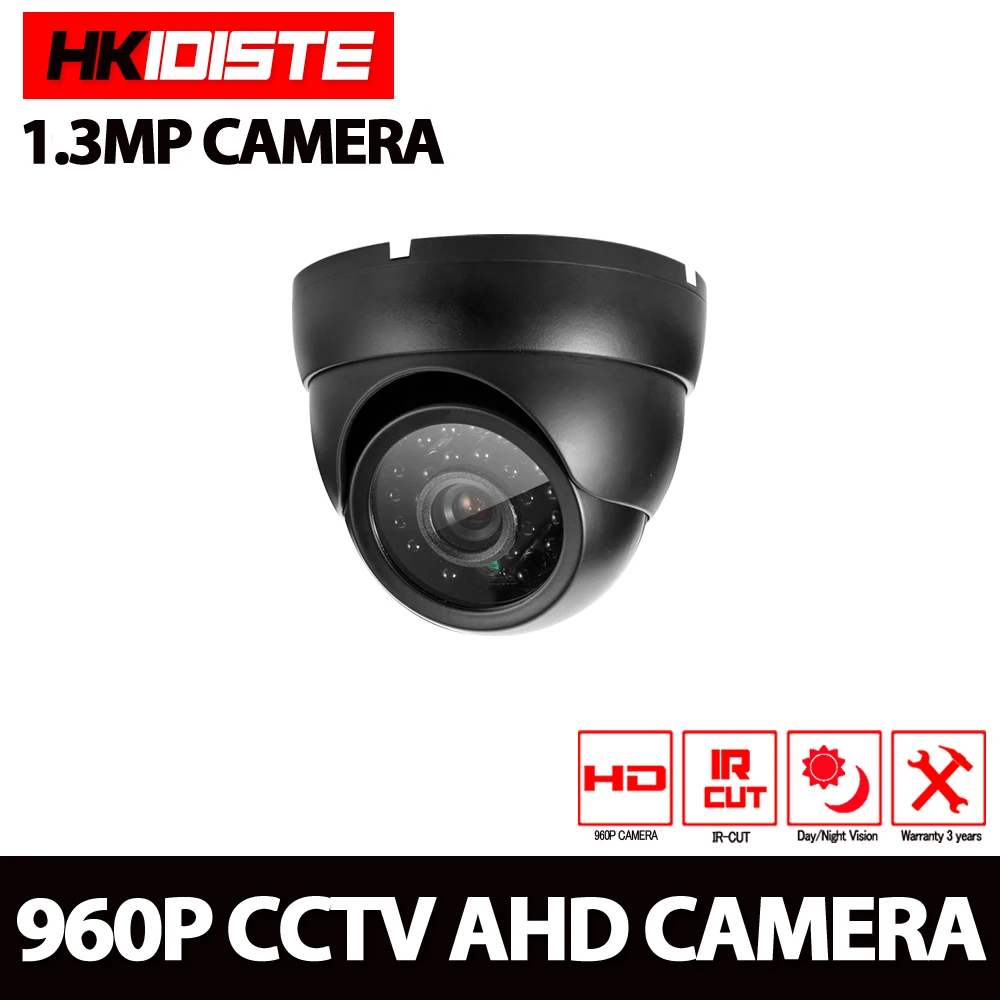 HKIXDISTE 1.3MP CCTV AHD камера 960P IR CUT безопасности для помещений 3 6 мм ночного видения