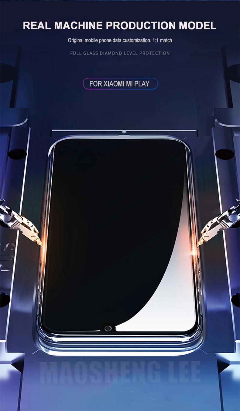 Новинка 9D закаленное стекло для Xiaomi Mi Play полное покрытие защита экрана закаленное стекло для Xiaomi Mi Play стекло защитная пленка
