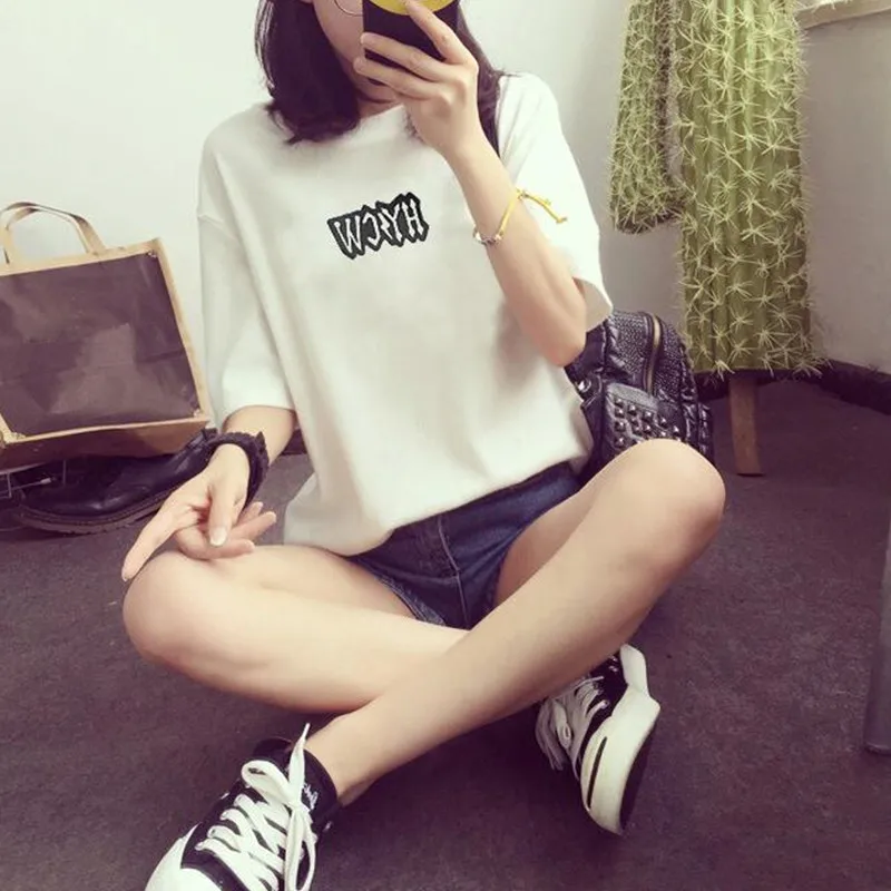 Футболка женская с коротким рукавом и принтом|tee top|women t-shirtshort sleeve |