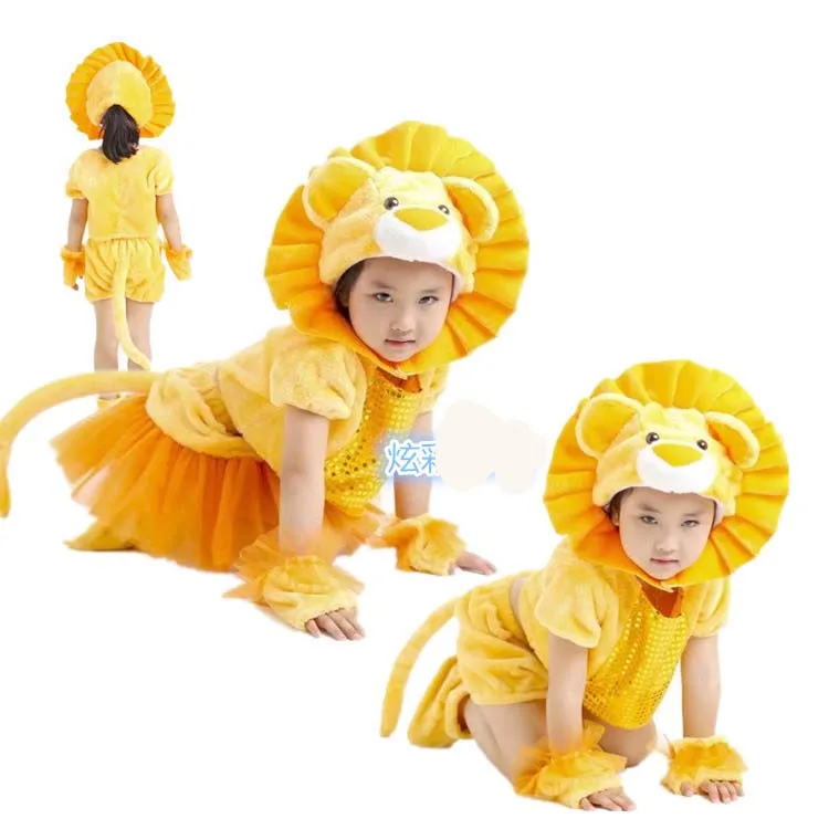 Promotion children cute LION costume Kids dance Cosplay lion Clothing boys girls Dance |