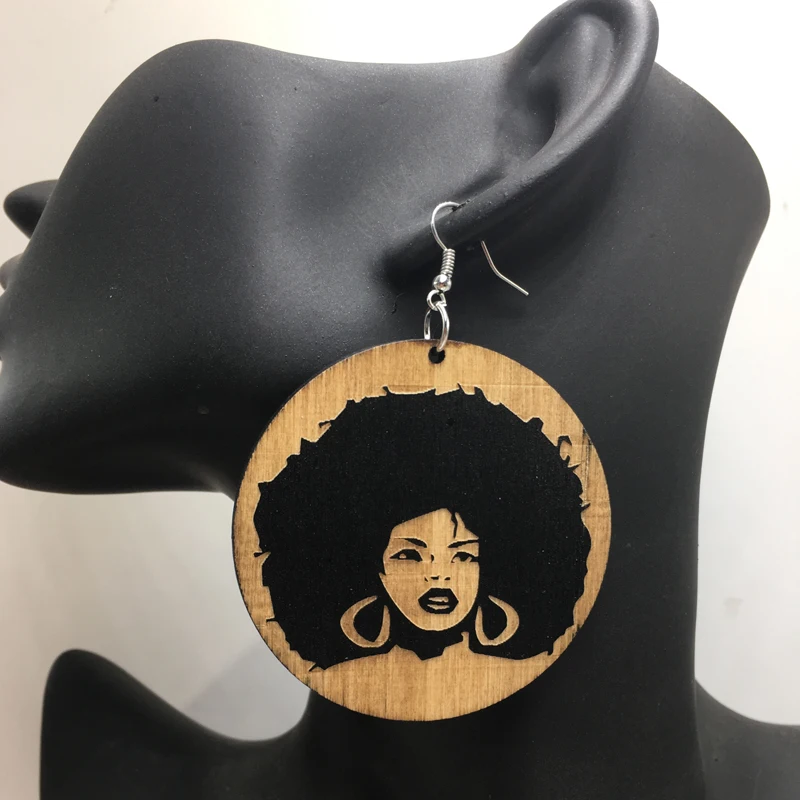 Черные деревянные серьги exy для девочек|wooden earrings|black wooden earringssexy earrings |