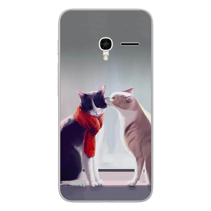 M117 Мягкий с рисунком из ТПУ чехол для Alcatel One Touch Pixi 3 4,5 4G версия 5017D 5019D 5019 чехол для телефона s задняя крышка цветок - Цвет: M117