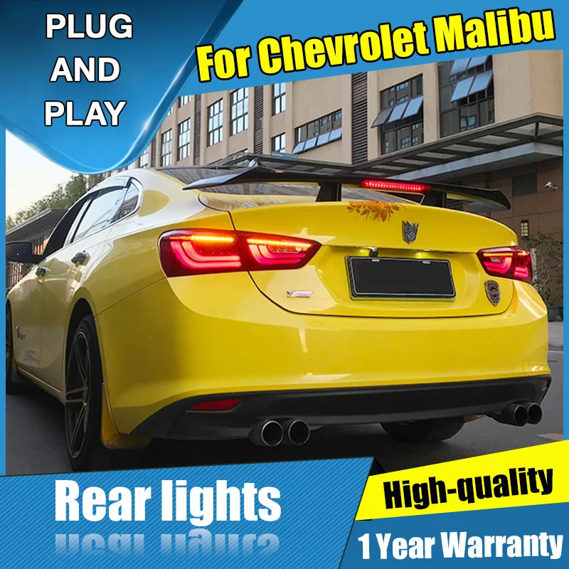 Автомобильный Стайлинг светодиодный задний фонарь для Chevrolet Malibu хвост