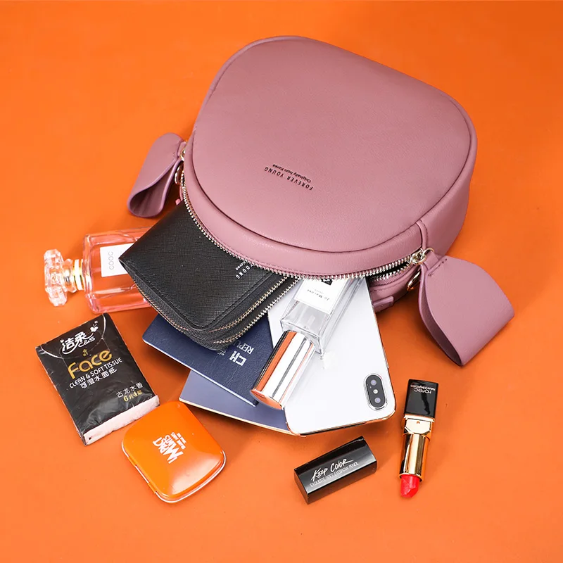 WEICHEN Designer Round Handbag Women Geometrical Ladies Shoulder Bag Soft Leather Female Crossbody Messenger Bags Sac Bolsa HOT