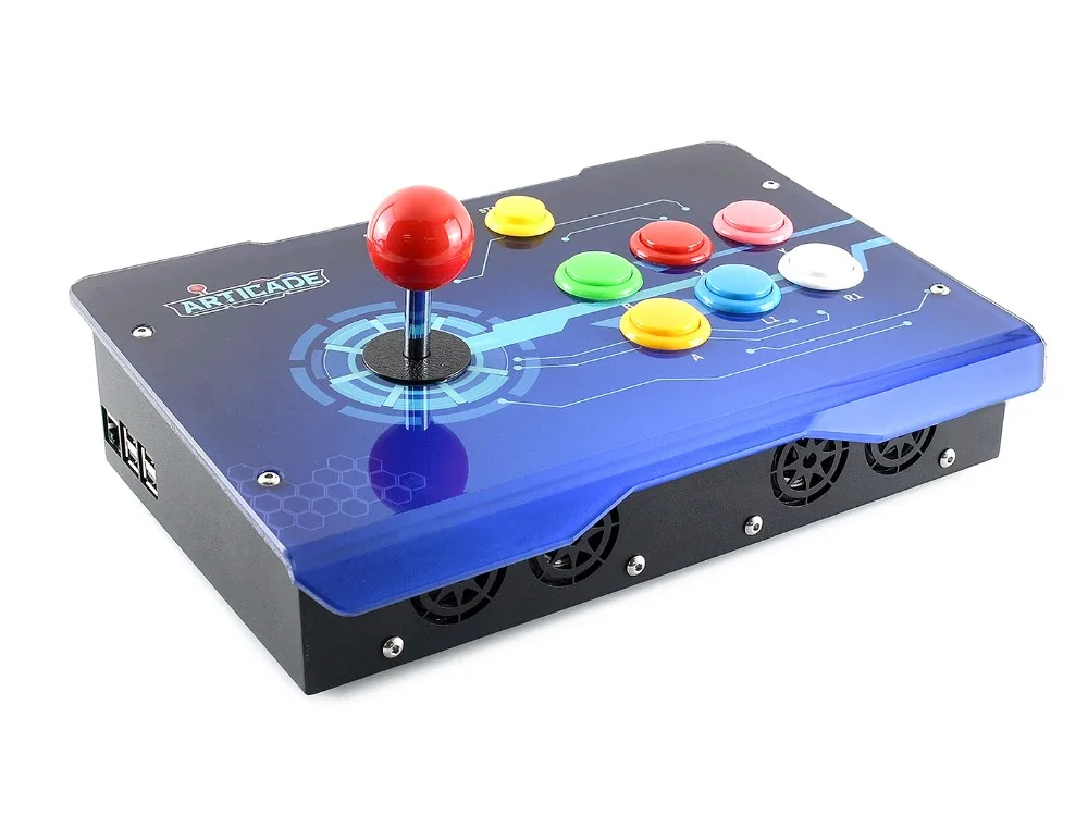 Waveshare Arcade C 1P аркадная консоль Raspberry Pi 3B + контроллер поддерживает RetroPie KODI HDMI/USB/Ethernet