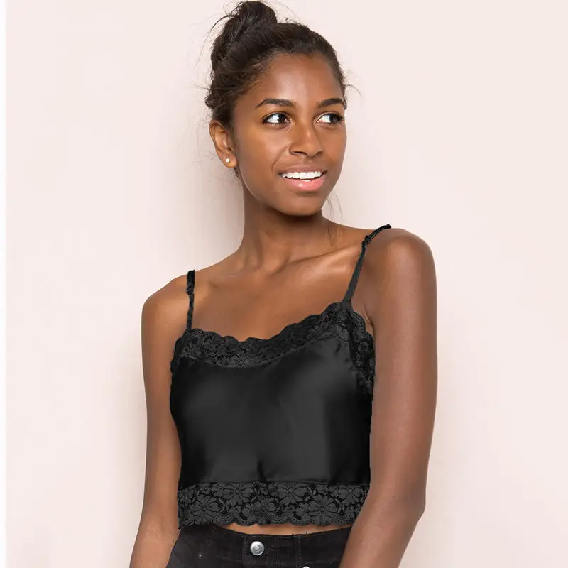 Кружевная вставка Сексуальная Новинка 2017 летний стильный женский короткий топ