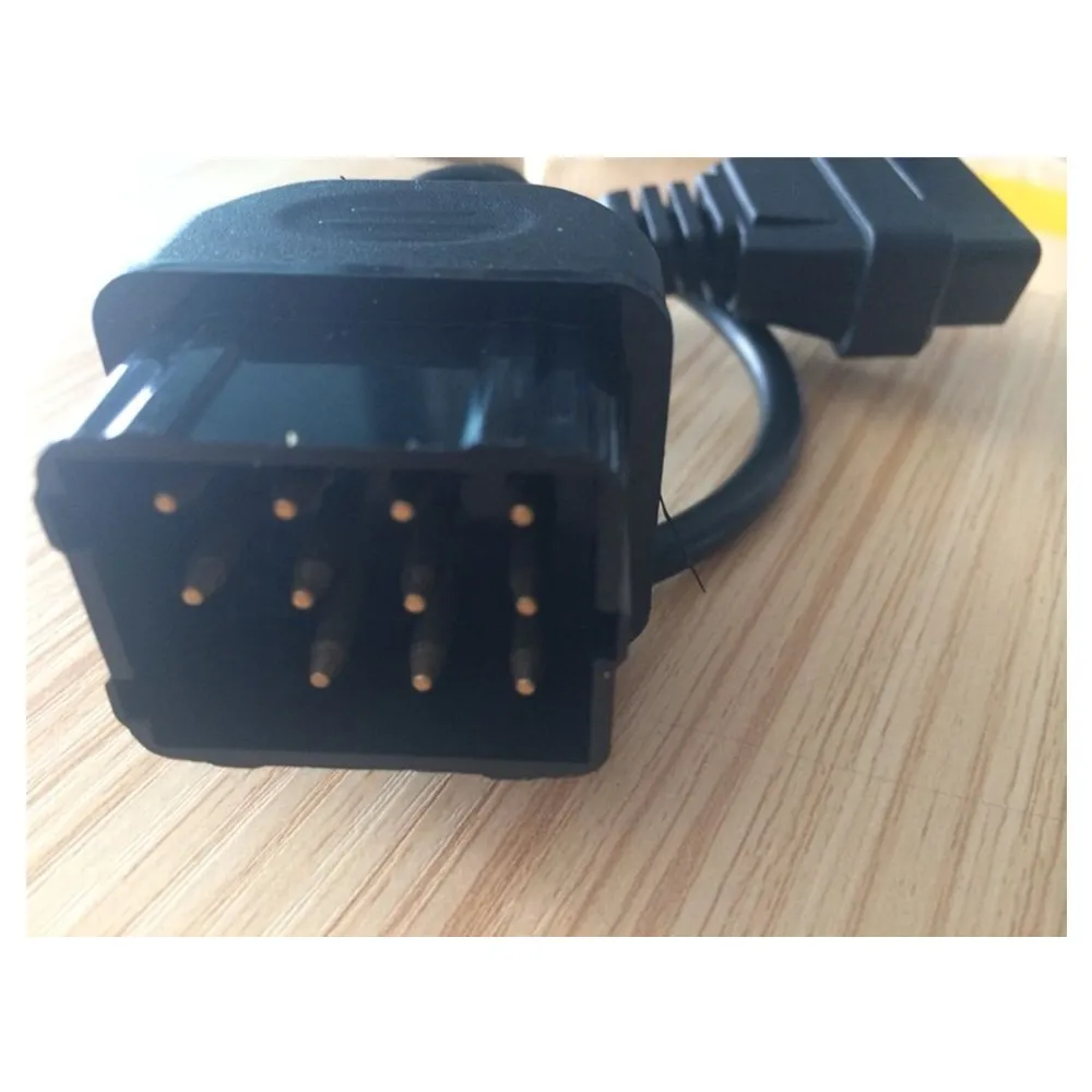 Для GAZ 12 Pin 12Pin папа к OBD2 OBDII DLC 16 Женский адаптер автомобильного диагностического