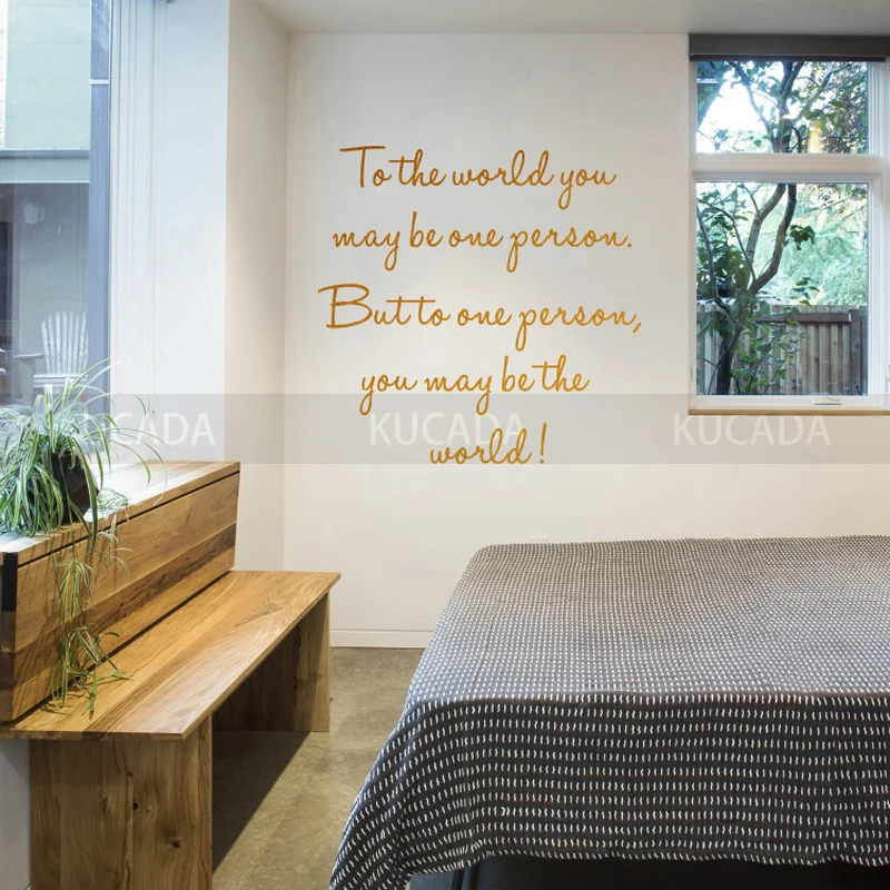 Vinyl Nordic Simplicity English Life Motto Wall sticker Living room Bedroom Home Decoration Art Murals JG4238 | Дом и сад