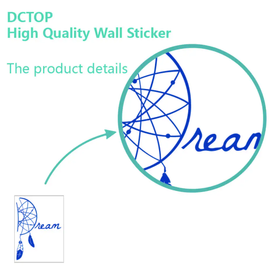 Art Dream Catcher Wall Sticker Tribal Ethnic Feathers Amulet India Vinyl Decals Living Bedroom Home Decorative Mural Wallpaper | Дом и сад