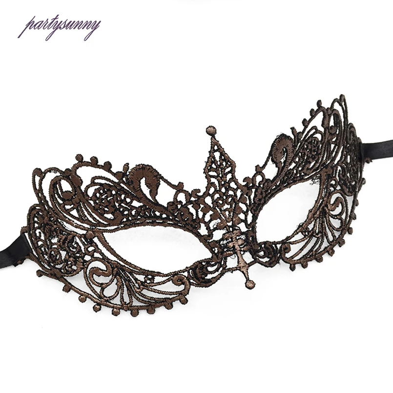PF кружева маски для маскарада Хэллоуин костюм партии женщин девочек элегантный