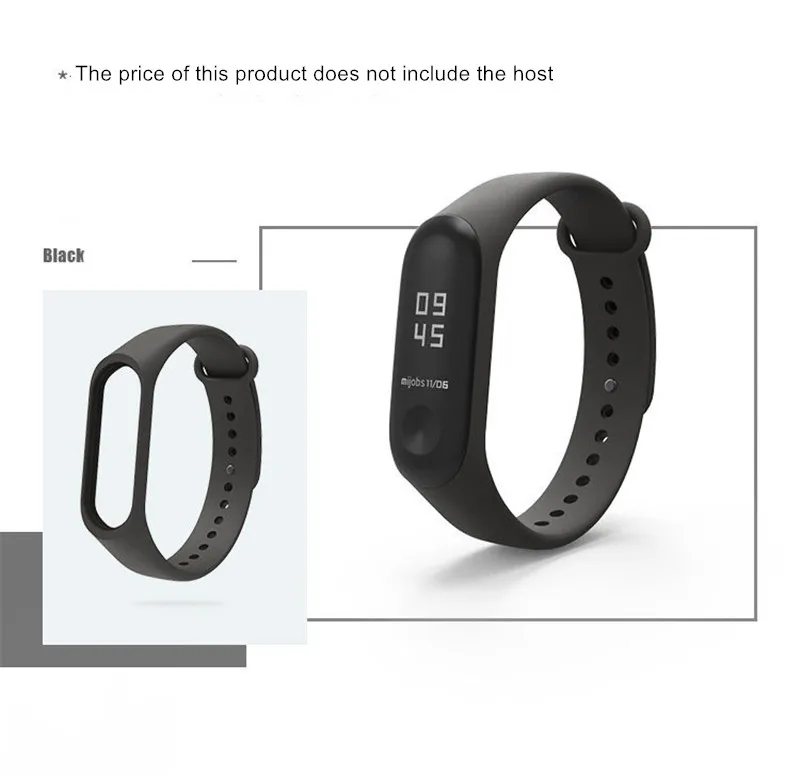 Ремешок mi Band 3/4 водонепроницаемый сменный силиконовый ремешок-браслет для Xiao mi 3 mi 4 умный браслет аксессуары для наручных браслетов