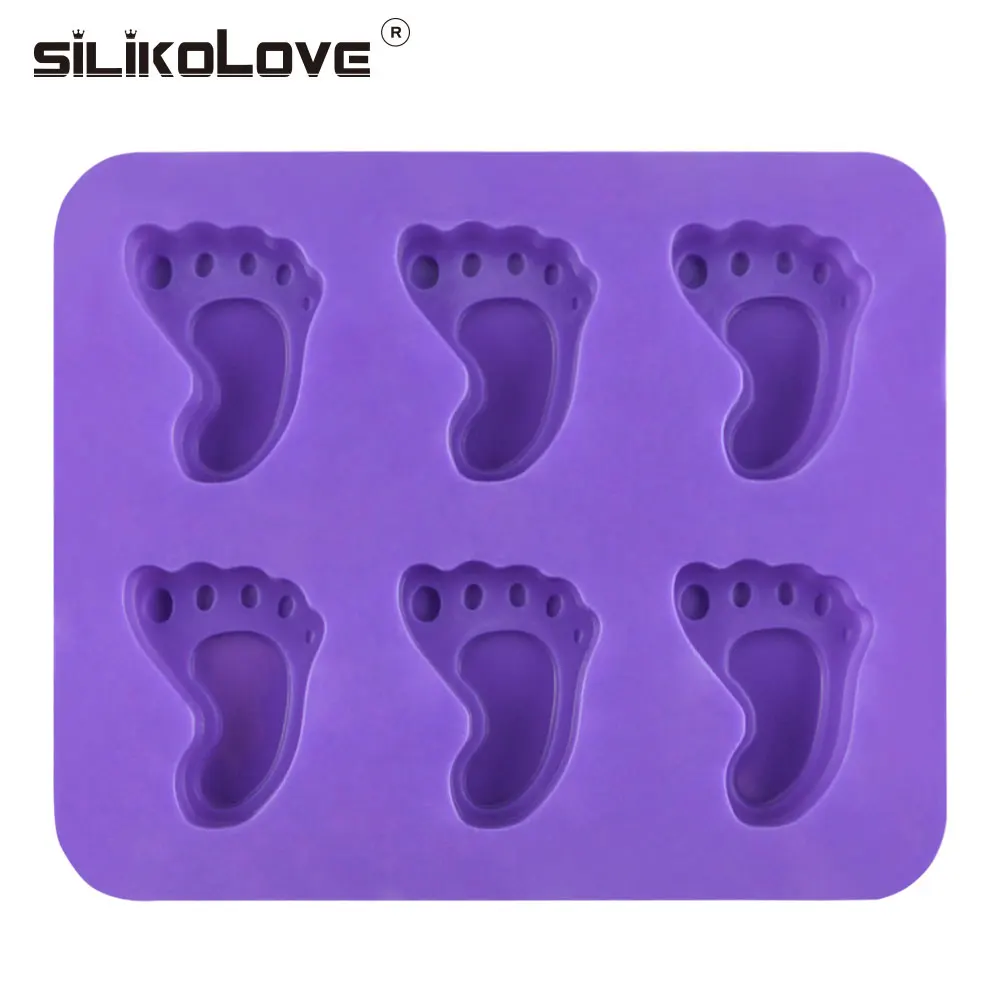 Silikolove 3D форма для ног, силиконовая форма для шоколада, формы для выпечки, инструменты для украшения выпечки, формы