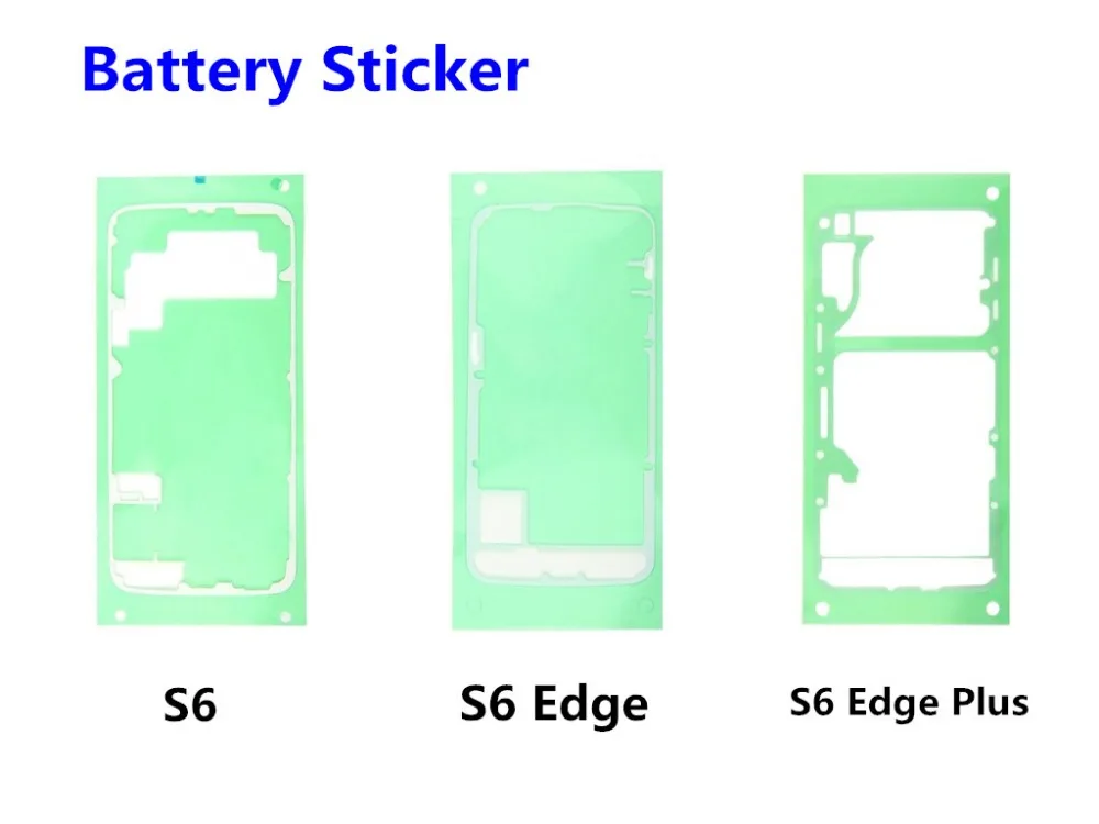 10 шт. новая наклейка на заднюю батарею для Samsung Galaxy S6 Edge Plus S7 S8 S9 Задняя стеклянная