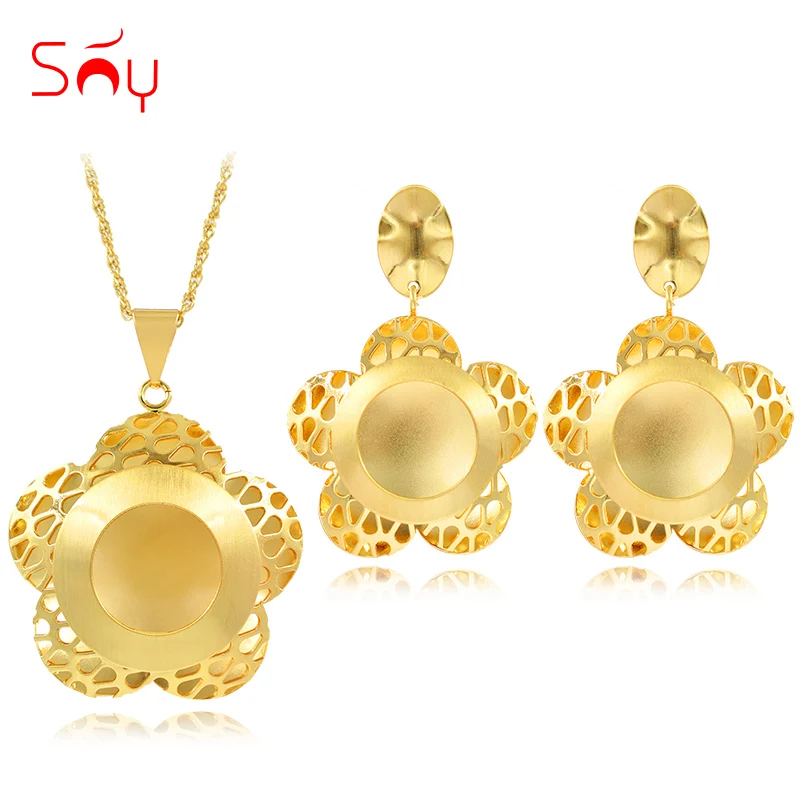 Ювелирные изделия Sunny Jewelry романтические наборы для женщин колье серьги кулон