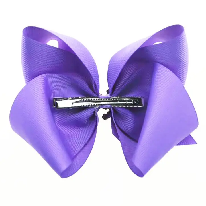 

20pcs Free shipping Big Larger Grosgrain Ribbon Boutique Bling Sparkly Rainbow Hair Bows Clips for Girls Teens gift