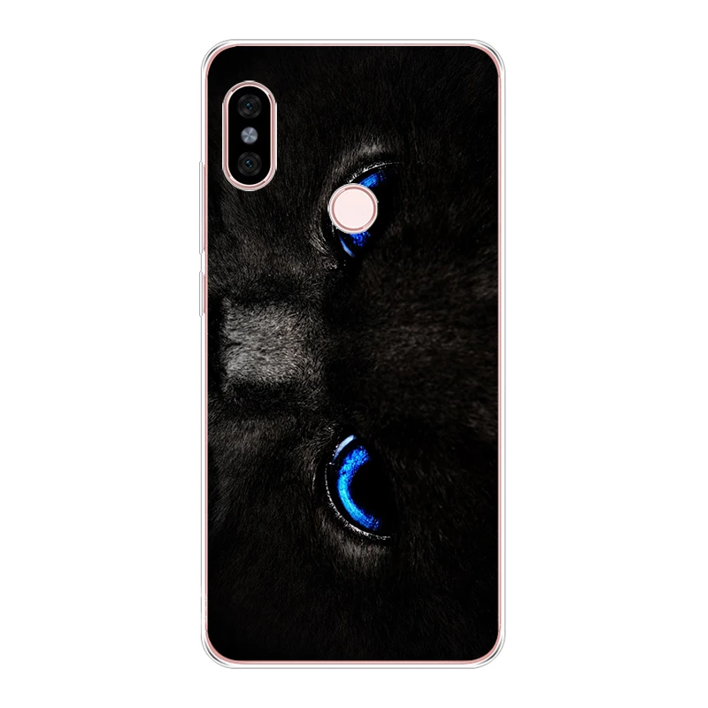 Модный чехол из ТПУ с изображением Пантеры и Тигра леопарда для телефона redmi4A 4X 5 5a