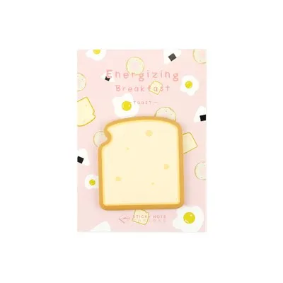 Toast Новинка энергетический блокнот для завтрака, блокнот для заметок, милые канцелярские принадлежности Papelaria Escolar, школьные офисные принадлежности - Цвет: Toast