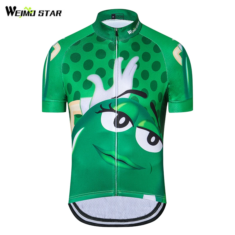 

Weimostar men cycling jersey cycling clothing Bicycle clothes Cartoon Funny Jersey Ropa Ciclismo Tops