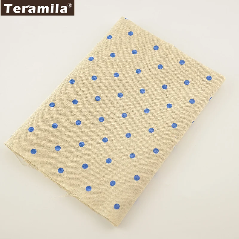 Текстиль для дома синий горошек хлопок белье Ткань Вышивание Материал Подушка