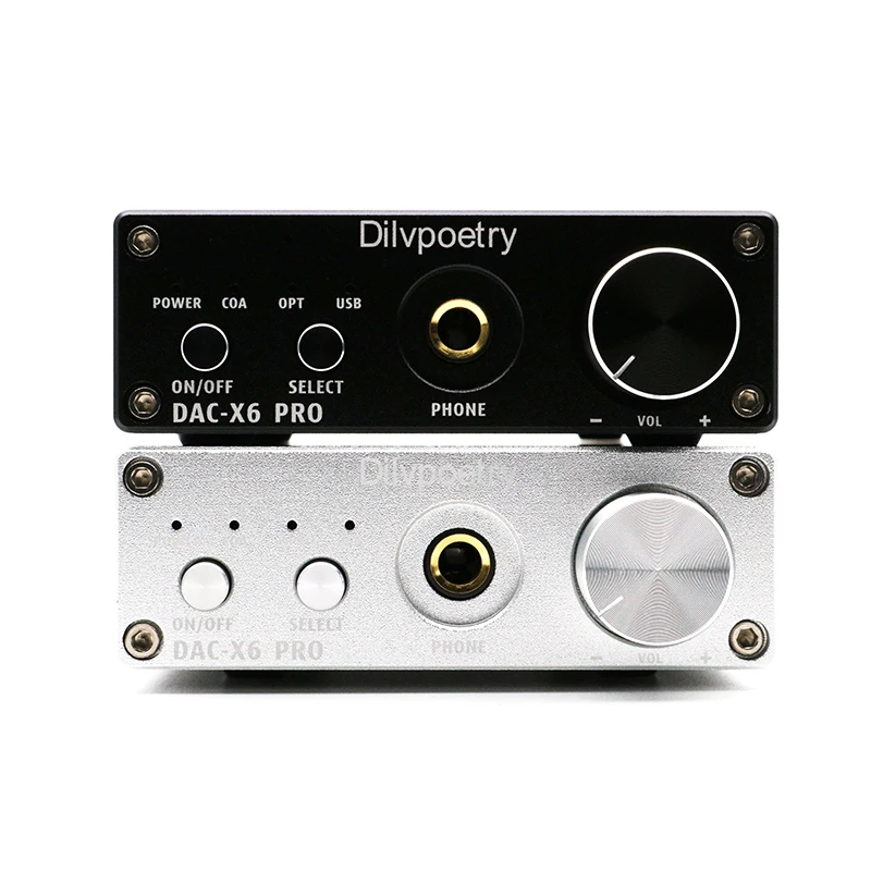 Dilvpoetry DAC-X6 PRO USB DAC наушники усилитель аудио Hifi CS4398 усилитель мощности наушников гарнитура RCA оптический усилитель для наушников