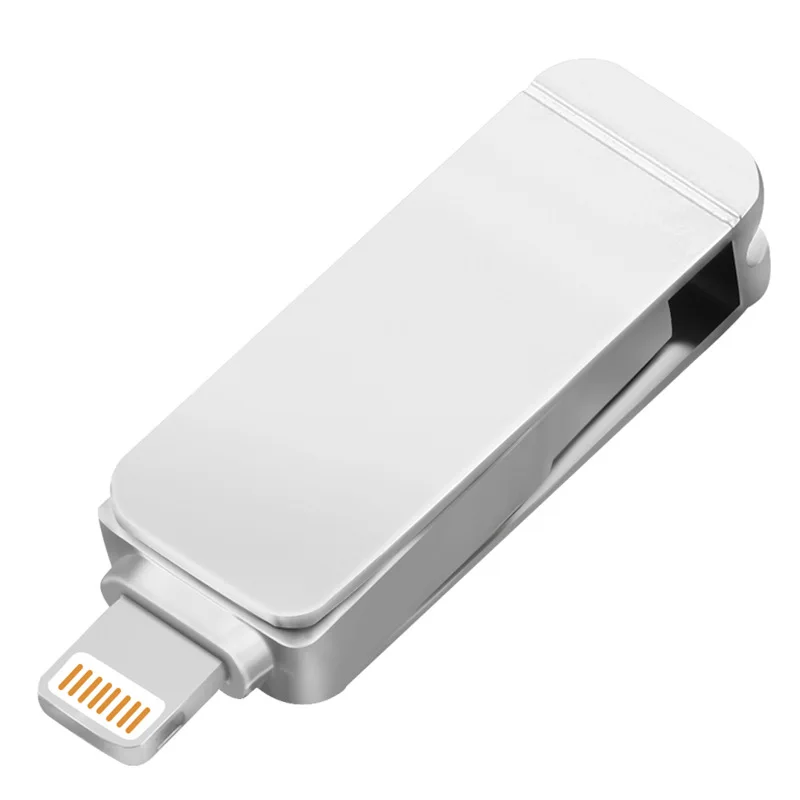 USB флеш-накопитель Lightning/USB 3,0 флеш-накопитель 32 Гб 64 Гб мини-металлическая Флешка 128 ГБ флеш-накопитель memoria usb флешка для iPhone iPad ПК