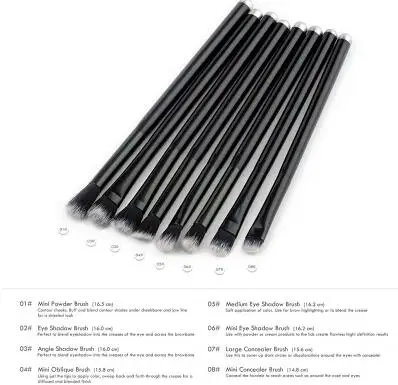 50set by dhl 8pcs/set Pro Makeup Brushes Tools Eyeshadow Eyeliner Powder Contour Blush Blending Cosmetic Make Up Kits | Красота и