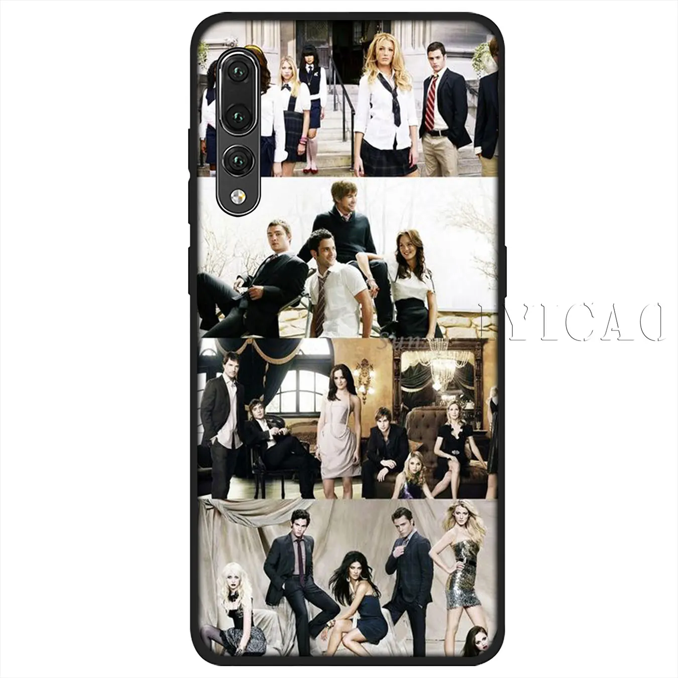 IYICAO Gossip Girl Soft Silicone Phone Case for Huawei P30 P20 Pro P10 P9 P8 Lite Mini 2017 2016 2015 P smart Z 2019 Cover |
