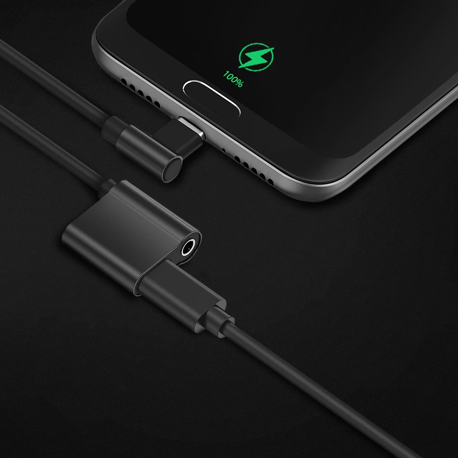 Overfly 2 в 1 USB C аудио кабель зарядное устройство адаптер для наушников зарядка тип c