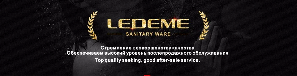 LEDEME Смеситель для умывальника латунь Цвет: хром L1049