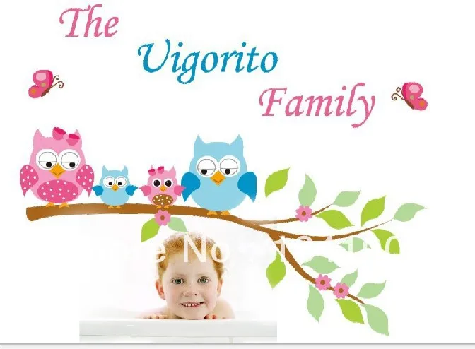 Сделай сам счастливые ветки семейный цветок Vigorito Бабочка водонепроницаемая и