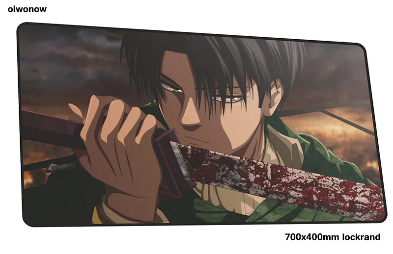 Size 700x400x3mm Коврик для мыши attack on titan 700x400x3 мм с массовым рисунком, игровой коврик для мыши, игровой коврик, милый игровой компьютерный стол, коврик для мыши, коврики для игровой клавиатуры - Цвет: Size 700x400x3mm