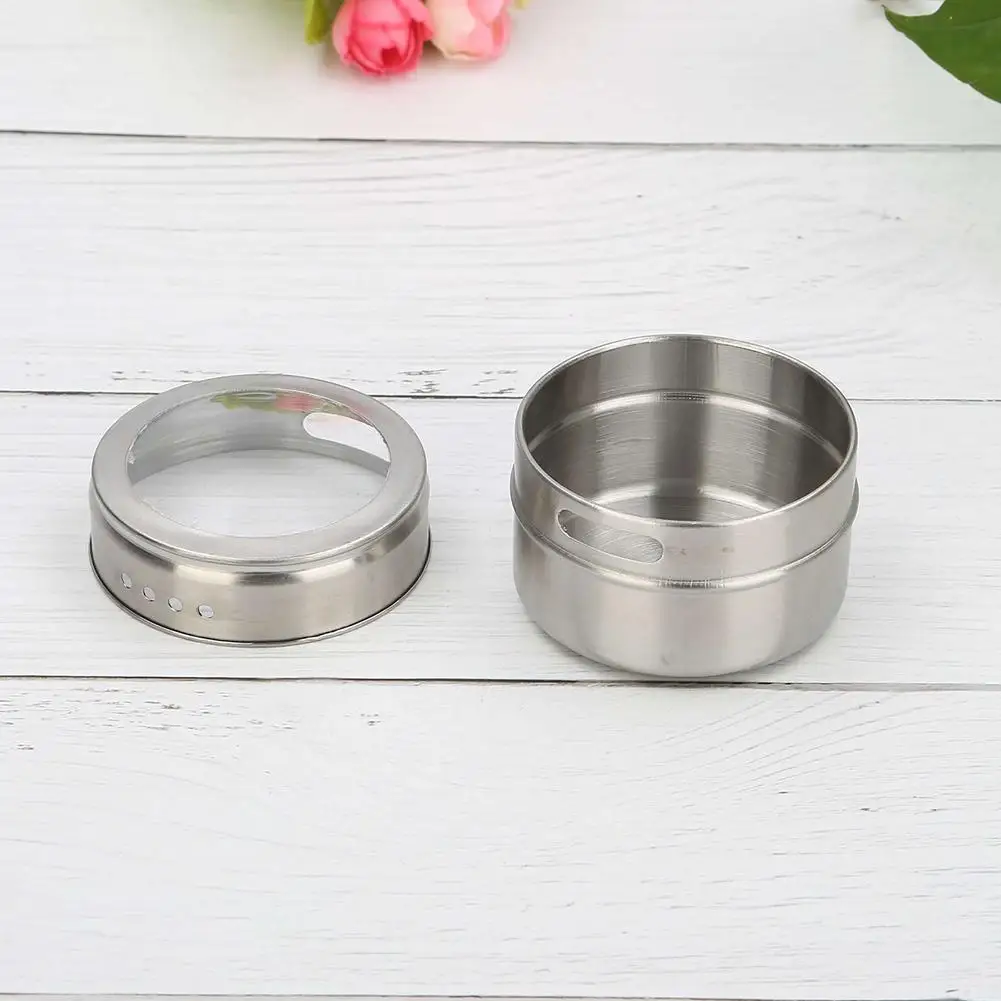 Банка для приправа барбекю из нержавеющей стали многоцелевые баночки приправ