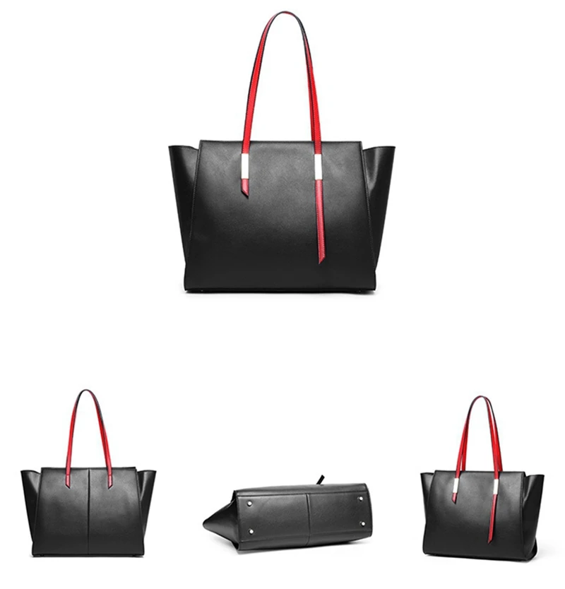 ANOVISHANA New 2019 Women leather Shoulder Bag large capacity Casual Handbags big messenger bag top 100% genuine K066 | Багаж и сумки