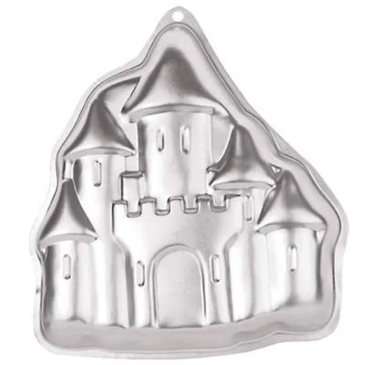Металлическая форма для выпечки древний замок торта кастрюля из алюминиевого