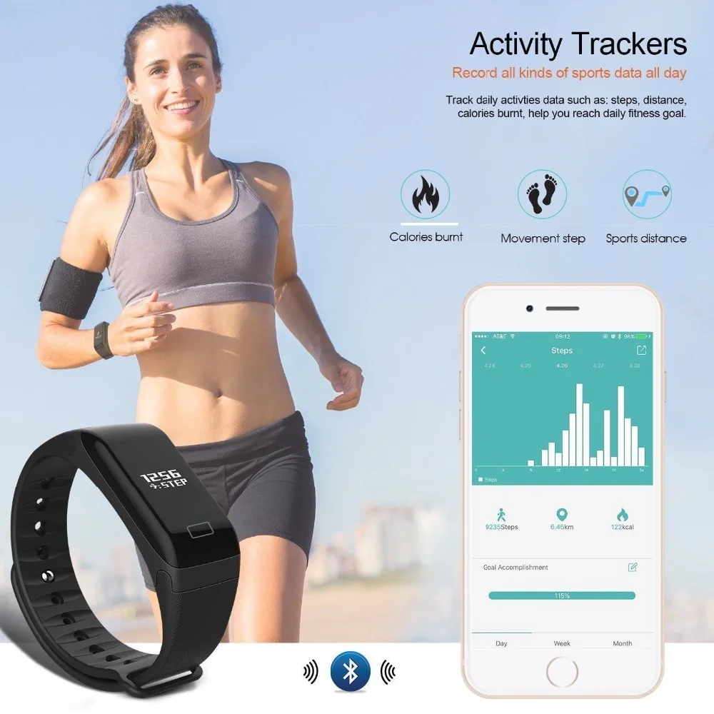 Смарт R3 умный Браслет кровяное давление HR Пульс Smartband водонепроницаемые