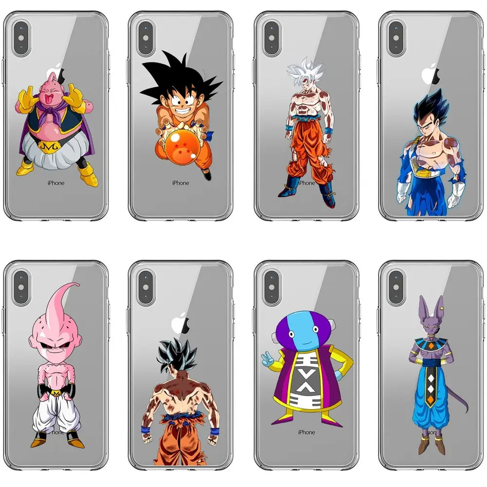 Мягкий силиконовый чехол для телефона Dragon Ball Z с супергероями мультфильмов Сон