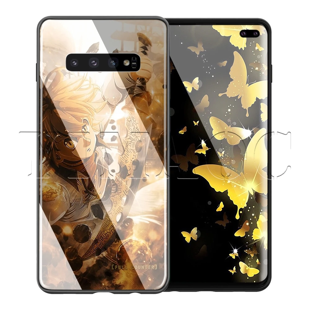 TG7 YIMAOC Nanatsu no Taizai Seven Deadly Sin glass чехол для samsung Galaxy S7 S8 S9 S10 Note 8 9 10 Plus A50 A20 A70 - Цвет: TG7