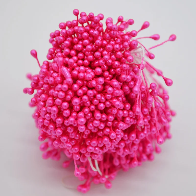 500 шт 3 мм мини-цветок Stamen Pistil свадебное Рождественское украшение Скрапбукинг цветок сделай сам Ремесло Искусственные торты Цветы Аксессуары