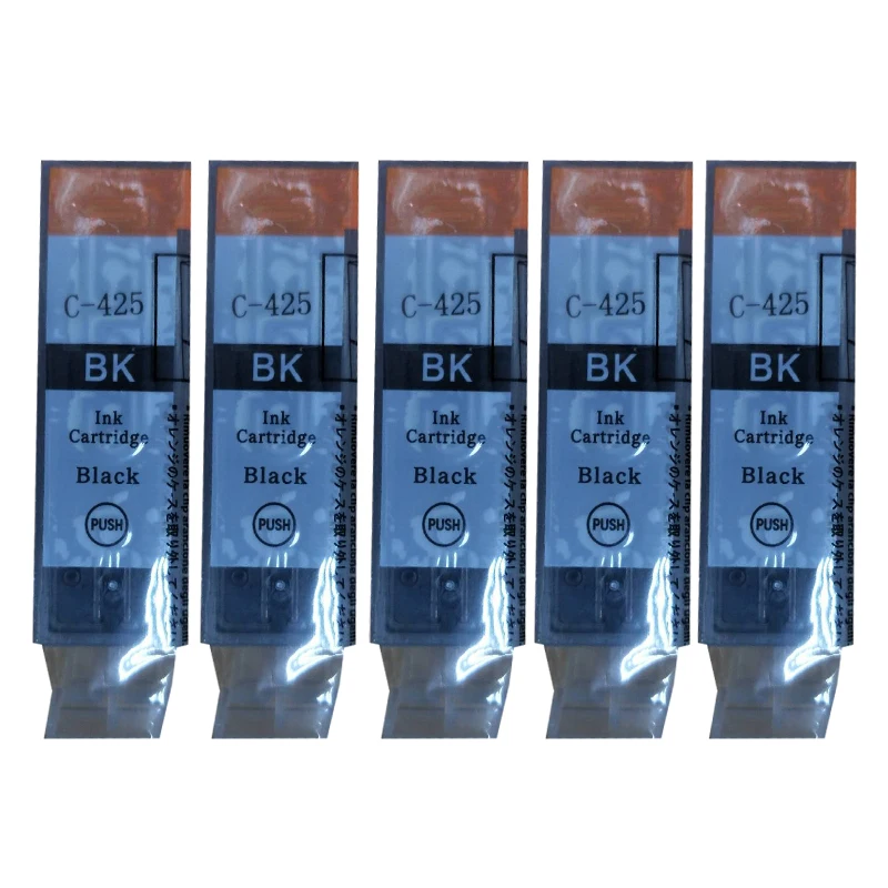 

5x PGI-425 Black Full ink cartridge For canon PIXMA IP4840 IP4940 IX6540 MG5140 MG5240 MG5340 MG6140 MG6240 MG8140 MG8240 MX714