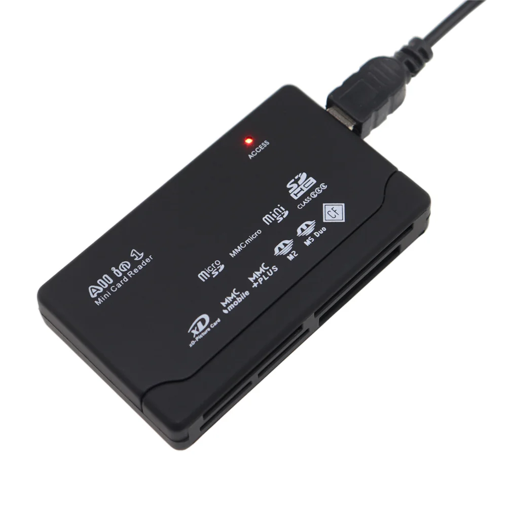 Высокоскоростной Универсальный USB 2 0 кард ридер для всех цифровых карт памяти CF SD